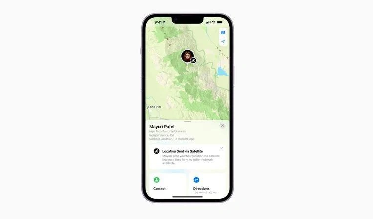 泰兴苹果14维修分享iPhone14系列中 FindMy功能通过卫星分享位置方法教程 