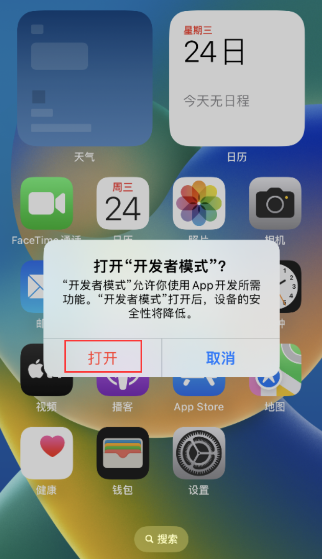 泰兴苹果手机维修分享如何打开开发者模式 