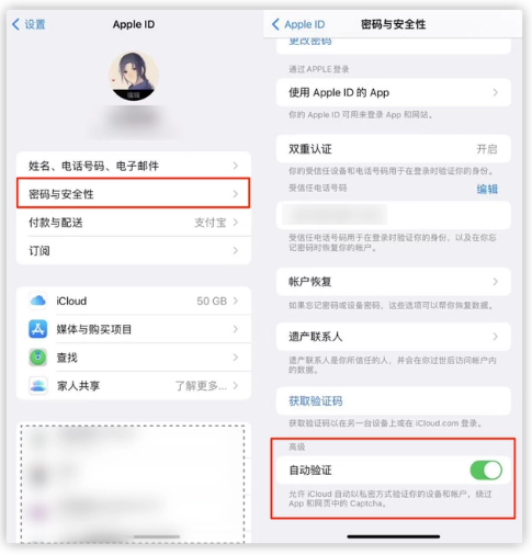 泰兴苹果手机维修分享iOS 16 自动验证功能开启方法 